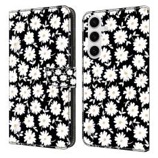 OEM - Samsung Galaxy S26/S26 Pro Pl&aring;nboksfodral Magnetl&aring;s Konstl&auml;der Blommig