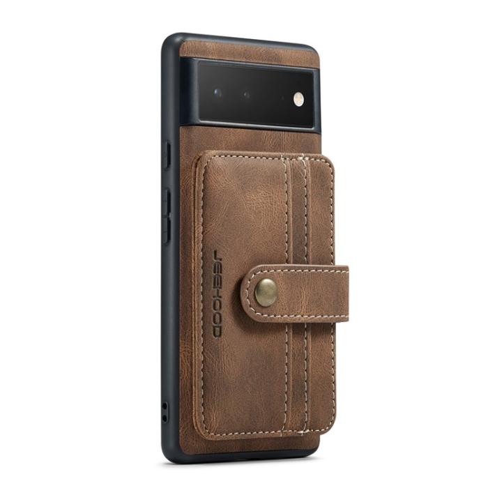 JEEHOOD - JEEHOOD Google Pixel 7 Skal Korthållare RFID - Brun
