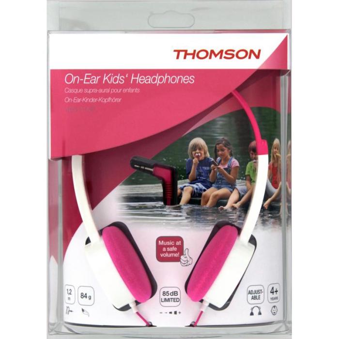 UTGATT1 - THOMSON Hörlur HED1105 On-ear, Rosa, För Barn, 85dB