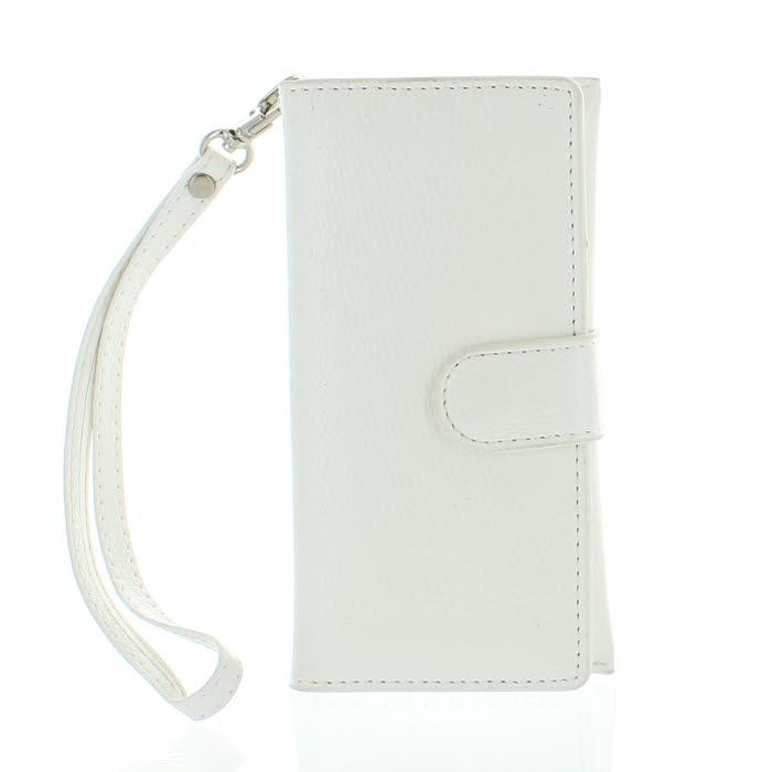 Universal mobilfodral med handrem (Vit) | 2353 | AlltMobil