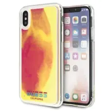 Guess - Guess skal iPhone X/Xs California Glow in the dark Rosa