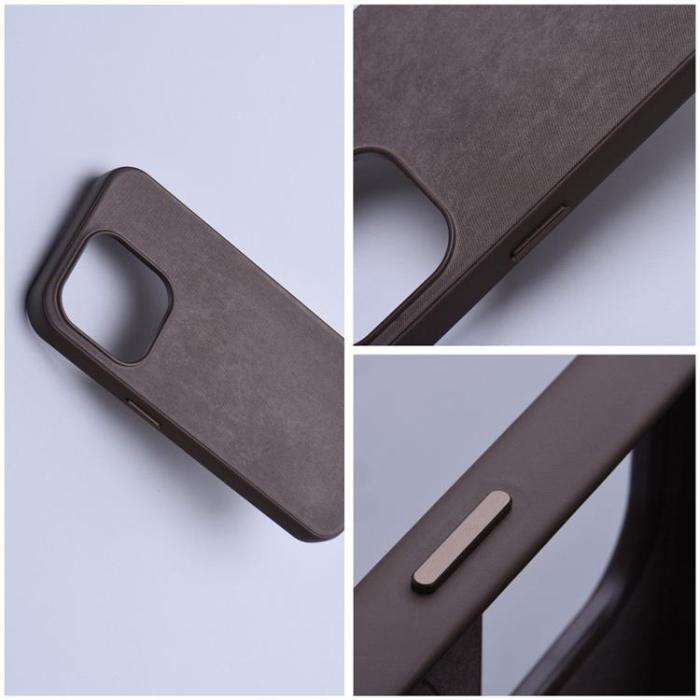 OEM - iPhone 12 Pro Max Mobilskal Magsafe Woven - Ljusbrun