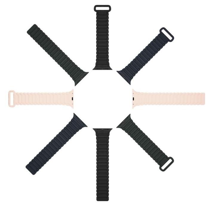 Dux Ducis - Dux Ducis Apple Watch 6/7/8/SE (38/40/41mm) Armband Silicone Armored - Grön