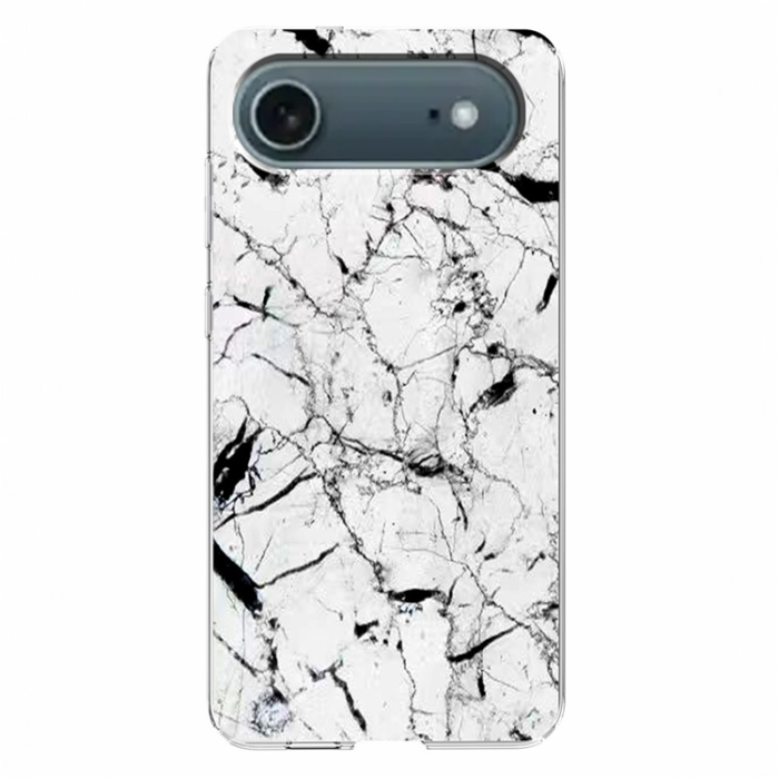 A-One Brand - iPhone Air Mobilskal Marble Pattern Printing Soft - Vit