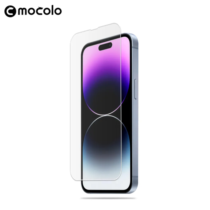 Mocolo - Mocolo iPhone 15 Pro Max Härdat Glas Skärmskydd 2.5D