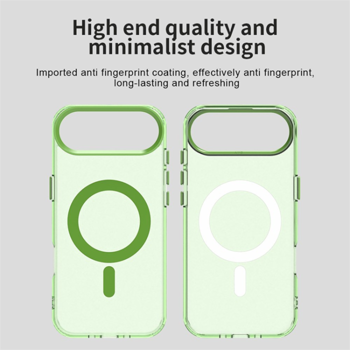 A-One Brand - iPhone 17 Air Mobilskal MagSafe Anti Drop Hybrid - Grön