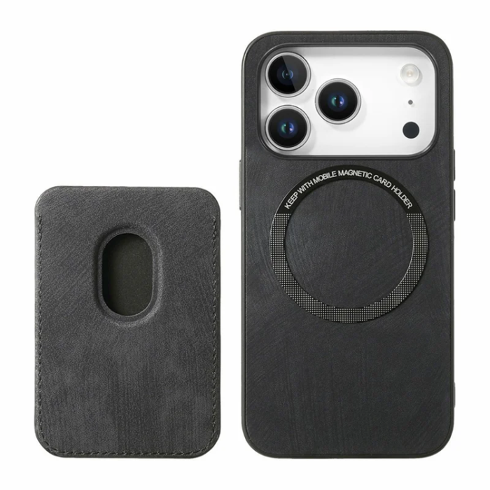 A-One Brand - iPhone 17 Pro Max Mobilskal Retro Detachable - Svart