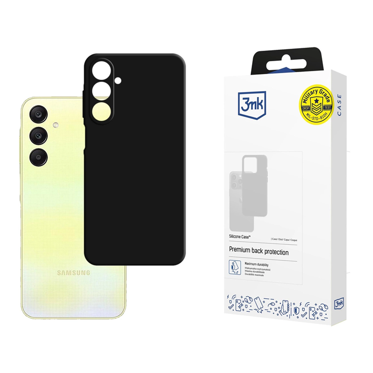 3MK Galaxy A26 5G Mobilskal Silikon - Svart | 2353 | AlltMobil
