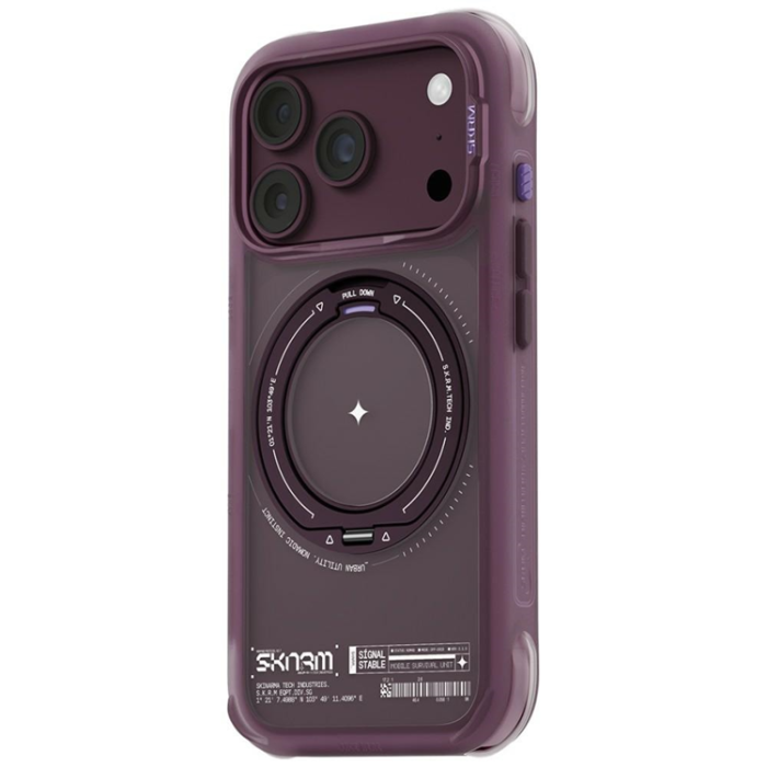 Skinarma - Skinarma Mobilskal För iPhone 18 Pro Max/17 Pro Max Magsafe Atlas - Burgundy