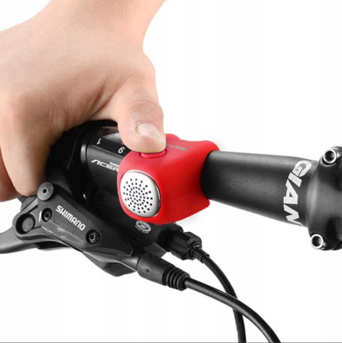 Rockbros - Rockbros Elektronisk Cykel Ring klocka - Röd