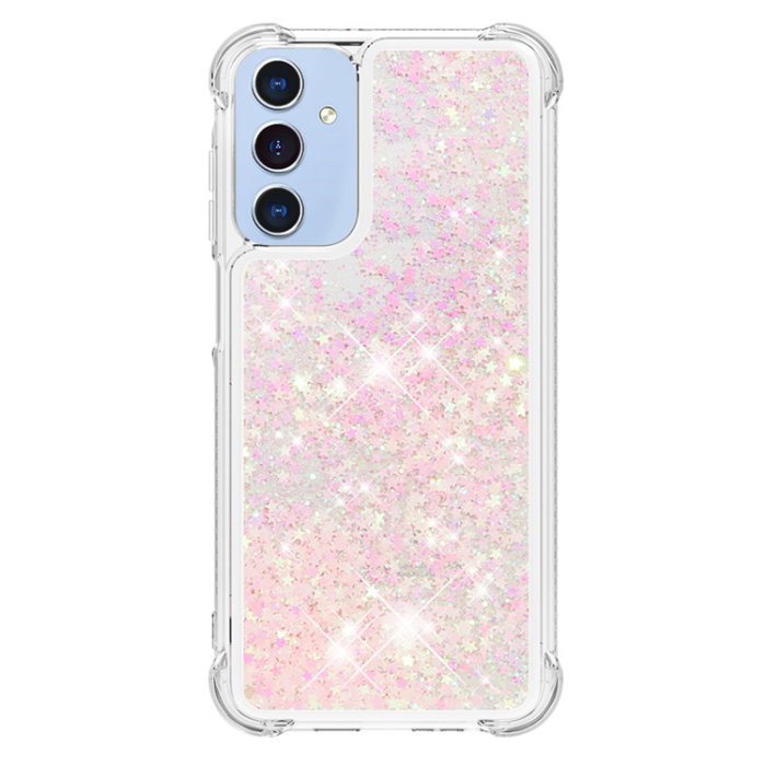 A-One Brand - Galaxy A17/A26 Mobilskal Glitter Quicksand TPU - Rosa