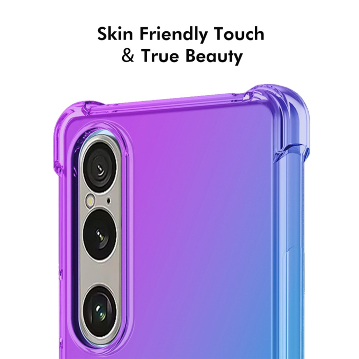 ENKAY - ENKAY Sony Xperia 1 VII Mobilskal Reinforced TPU - Rosa/Guld