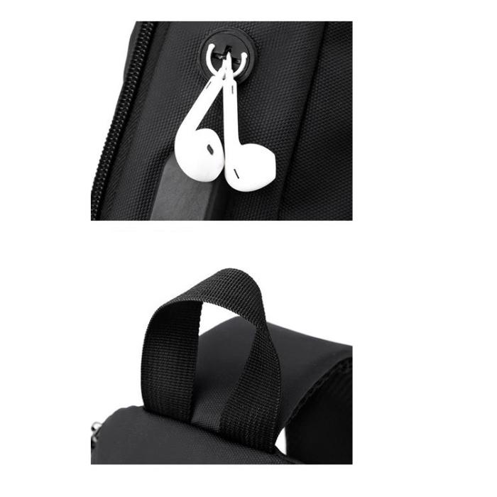 A-One Brand - CrossBody Väska USB Port - Svart