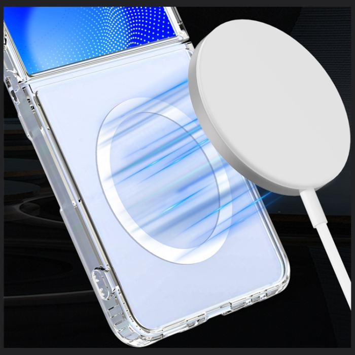3MK - 3mk Mobilskal För Galaxy Z Flip 8 Magsafe Armor - Clear