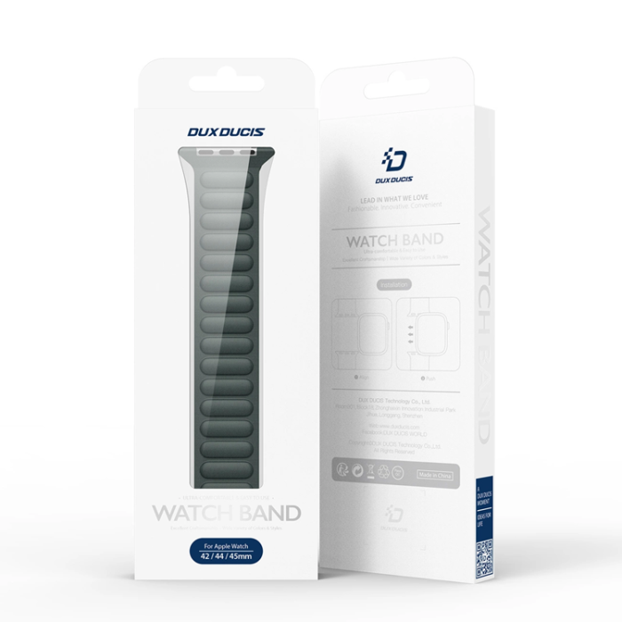 Dux Ducis - Dux Ducis Apple Watch (38/40/41mm) Armband BL Magnetic - Grön
