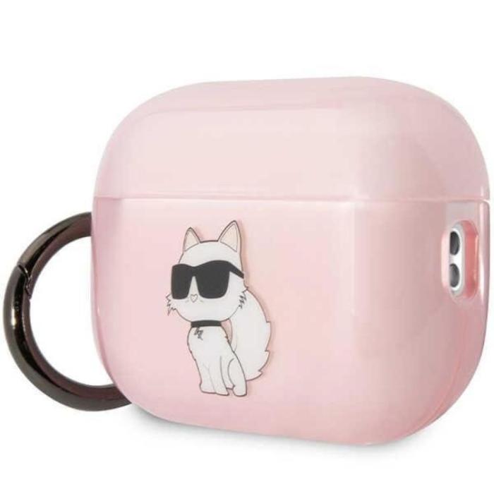 KARL LAGERFELD - Karl Lagerfeld Airpods Pro 2 Skal Ikonik Choupette - Rosa