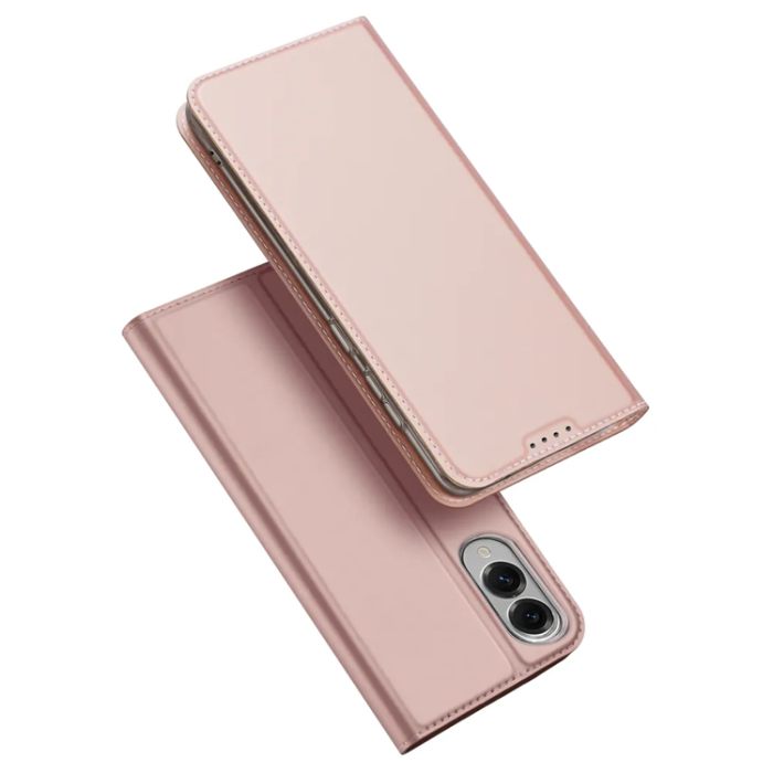 Dux Ducis - Dux Ducis Galaxy S25 Edge Plånboksfodral Skin Pro - Rosa