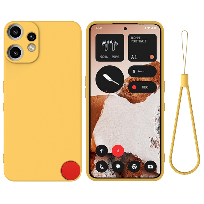 A-One Brand - Nothing CMF Phone 2 Pro Mobilskal Liquid Silikon med Handrem