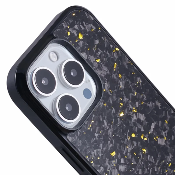 A-One Brand - iPhone 16 Pro Mobilskal Aramid Fiber Forged - Guld