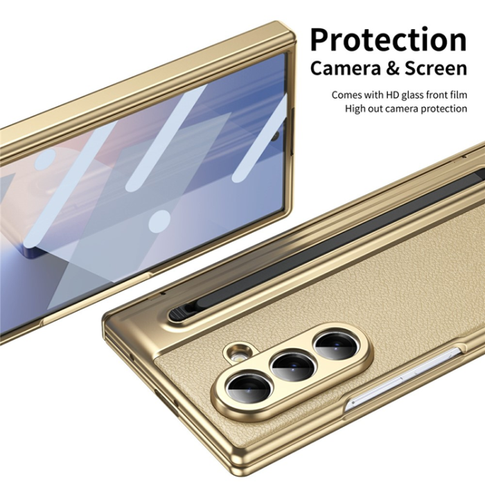 A-One Brand - Galaxy Z Fold 7 Mobilskal Matte Electroplated - Guld
