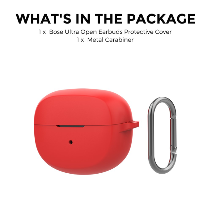 AHASTYLE - AHASTYLE Bose Ultra Open Earbuds Skal med Karbinhake WG147