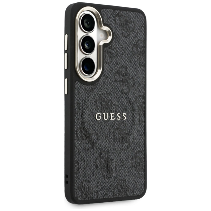 Guess - Guess Mobilskal För Galaxy S26 MagSafe 4G Embossed Ring - Svart