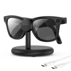 A-One Brand - Laddningsst&auml;ll AR Smart Glas&ouml;gon F&ouml;r Ray-Ban Meta - Svart