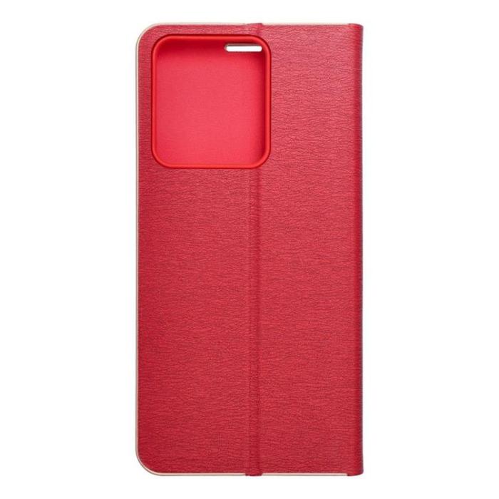 OEM - Xiaomi Redmi Note 13 4G Plånboksfodral Luna Guld - Röd