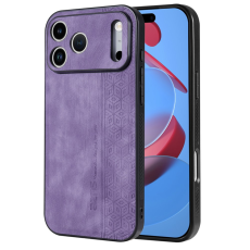 AZNS - AZNS iPhone 17 Pro Mobilskal PU-Läder TPU - Lila