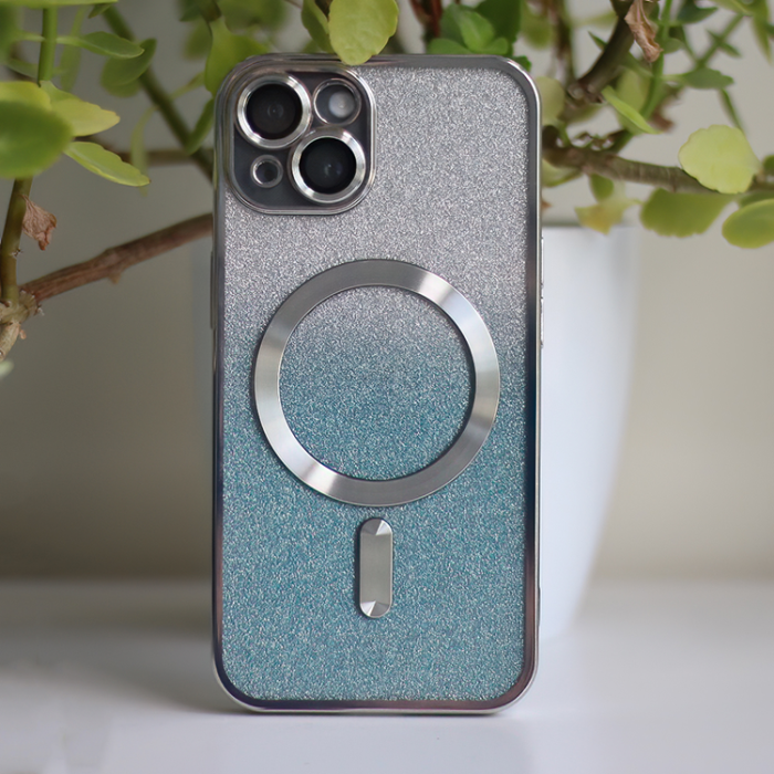 OEM - iPhone 15 Pro Mobilskal MagSafe Glitter Chrome