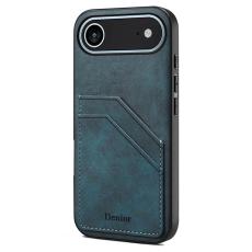 DENIOR - DENIOR Mobilskal till iPhone Air PU-l&auml;der + TPU + PC - Bl&aring;