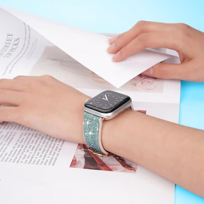 UTGATT1 - Dux Ducis Apple Watch 2/3/4/5/6/7/SE (41/40/38mm) Armband - Blå