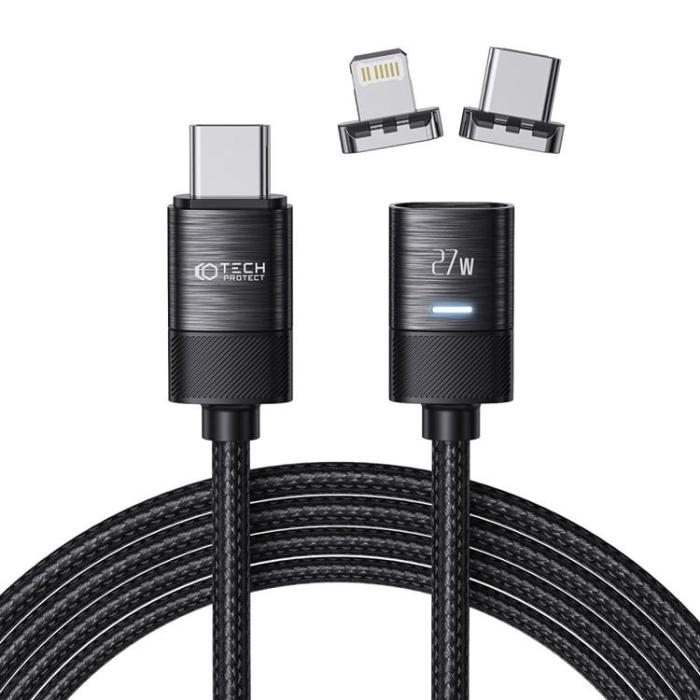 Tech-Protect - Tech-Protect USB-C till Lightning kabel Magnetic Ultraboost 2m