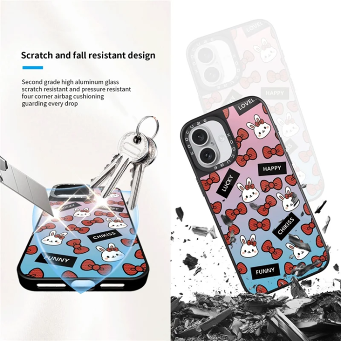 A-One Brand - iPhone 16 Plus Mobilskal MagSafe Aluminium Silikon