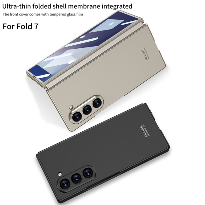 GKK - GKK Galaxy Z Fold 7 Mobilskal Med Härdat glas Anti-Scratch