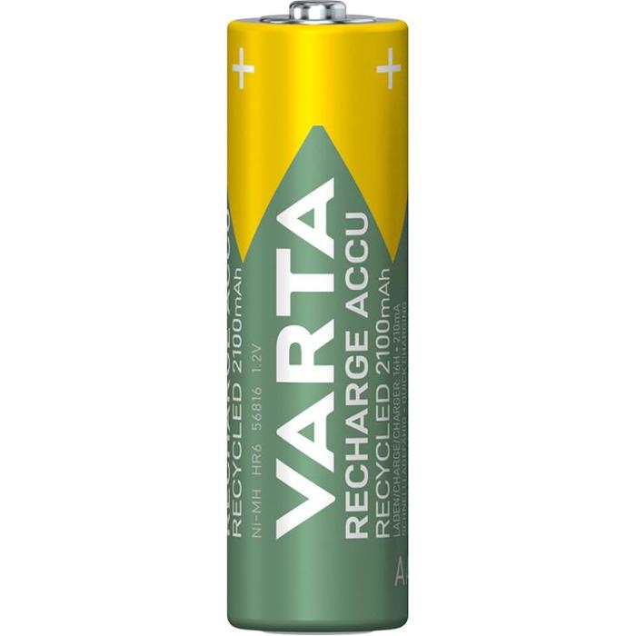 VARTA - Varta 4-pack Recycle Laddningsbart batteri AA 2100 mAh