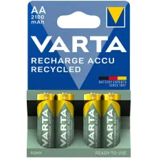 VARTA - Varta 4-pack Recycle Laddningsbart batteri AA 2100 mAh
