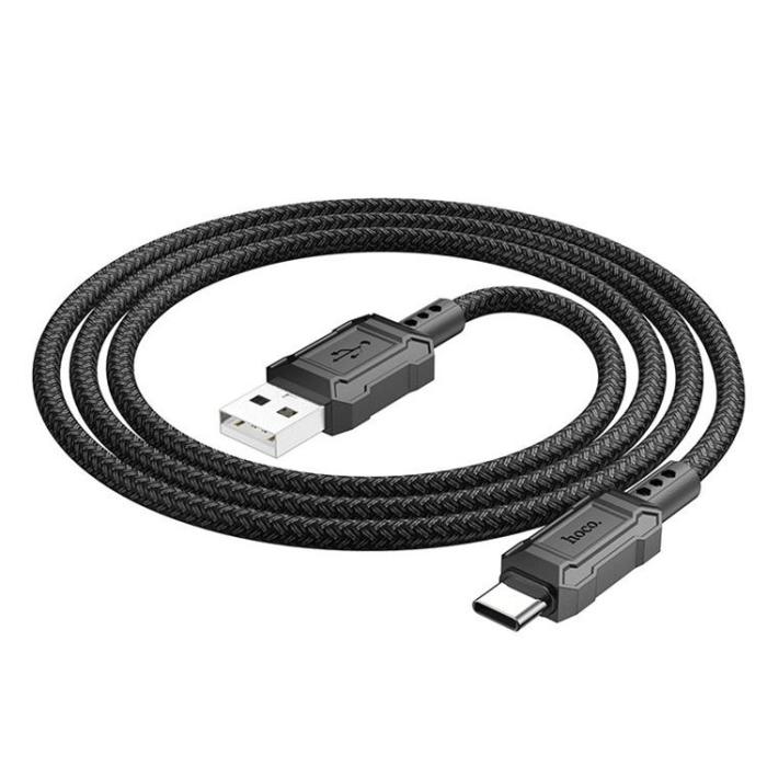 Hoco - Hoco USB-C till USB-A kabel 1m Leader - Svart