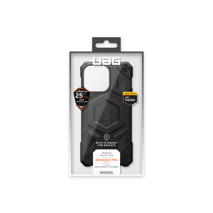 UTGATT1 - UAG iPhone 14 Pro Max Skal Monarch Pro Magsafe - Kevlar Blå
