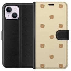 iSecrets - Plånboksfodral till Apple iPhone 15 Plus med Björnmönster