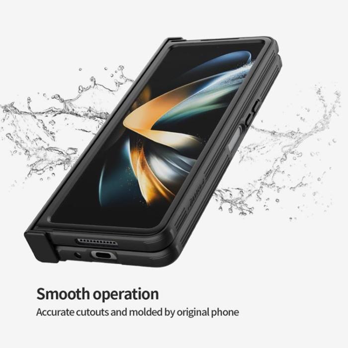 Nillkin - Nillkin Galaxy Z Fold 4 Skal Camshield Pro - Blå