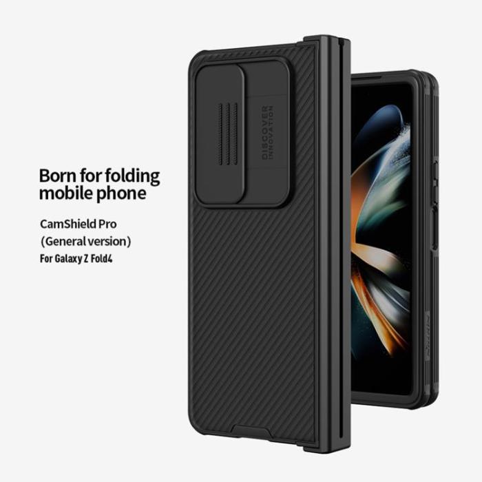 Nillkin - Nillkin Galaxy Z Fold 4 Skal Camshield Pro - Blå