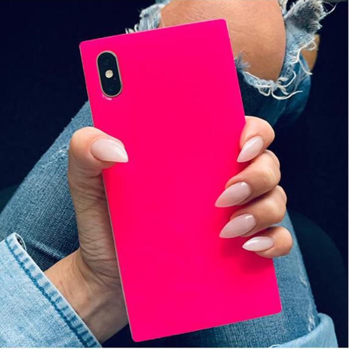 IDECOZ - IDECOZ Mobilskal Neon Rosa iPhone XS Max