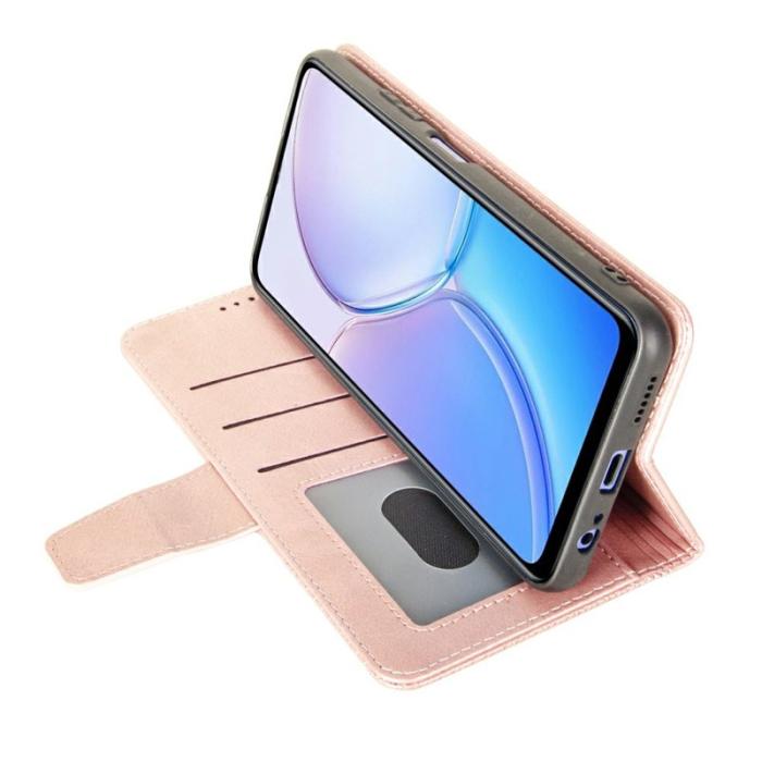 IDEWEI - IDEWEI Plånboksfodral för Samsung Galaxy S26 Konstläder Stativ - Rosa