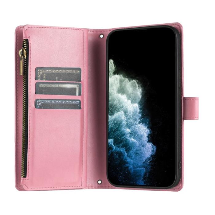 OEM - Plånboksfodral för Samsung Galaxy S26 Konstläder Stativ - Rosa