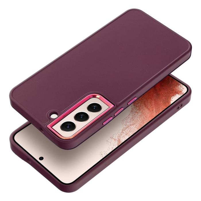 OEM - FRAME Skal för Samsung S22 lila
