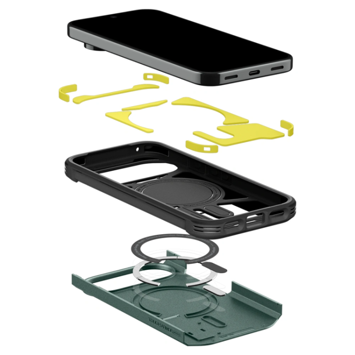 Spigen - Spigen Mobilskal För Google Pixel 11 Pro Magsafe Tough Armor - Abyss Grön