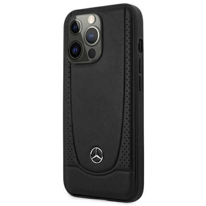 Mercedes - Mercedes iPhone 15 Pro Max Mobilskal Läder Urban - Svart
