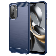 A-One Brand - Galaxy A17/A26 Mobilskal Carbon Fiber Brushed - Blå