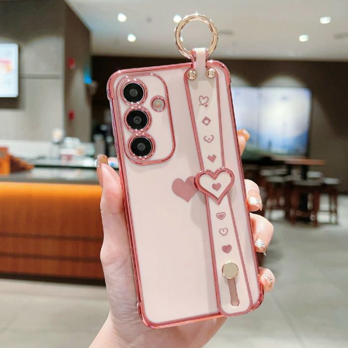 OEM - Mobilskal för Samsung Galaxy S26 Plus Kickstand TPU - Rosa